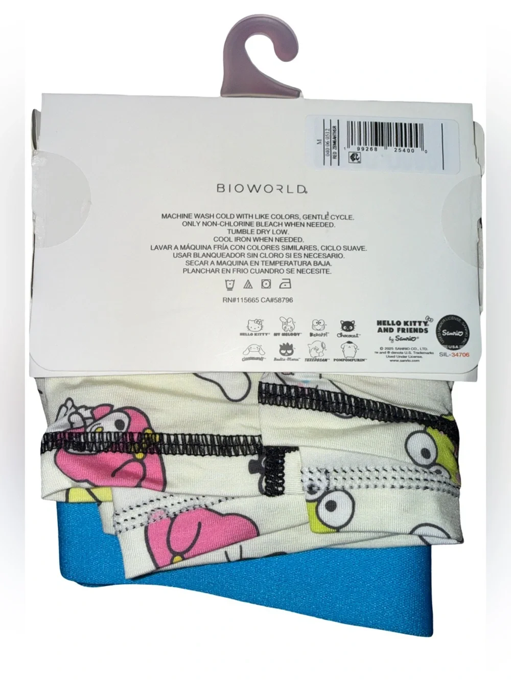 Sanrio Hello Kitty And Friends Men’s Boxer Briefs Medium (32-34”) New with Tag
